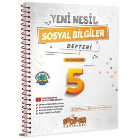 Spoiler Yayınları 5. Sınıf Sosyal Bilgiler Yeni Nesil Defter