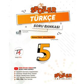 Spoiler Yayınları 5. Sınıf Türkçe Soru Bankası