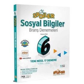 Spoiler Yayınları 6. Sınıf Spoiler Sosyal Bilgiler Branş Denemeleri