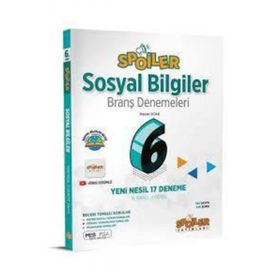 Spoiler Yayınları 6. Sınıf Spoiler Sosyal Bilgiler Branş Denemeleri