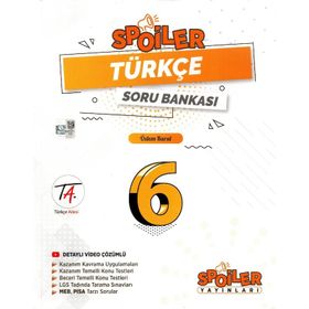 Spoiler Yayınları 6. Sınıf Türkçe Soru Bankası