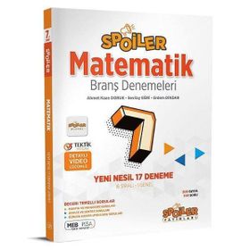 Spoiler Yayınları 7. Sınıf Spoiler Matematik Branş Denemeleri