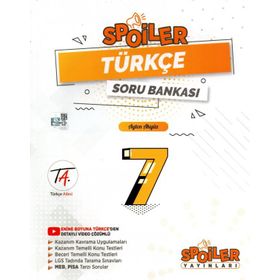 Spoiler Yayınları 7. Sınıf Türkçe Soru Bankası
