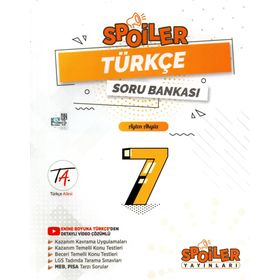 Spoiler Yayınları 7. Sınıf Türkçe Soru Bankası