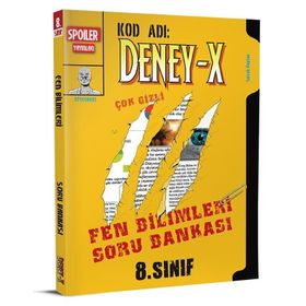 Spoiler Yayınları 8. Sınıf Deney X Fen Bilimleri Soru Bankası