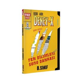 Spoiler Yayınları 8. Sınıf Deney X Fen Bilimleri Soru Bankası