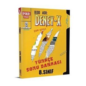 Spoiler Yayınları 8.sınıf Deney X Turkce Soru Bankası