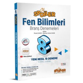 Spoiler Yayınları 8. Sınıf Fen Bilimleri Branş Denemeleri