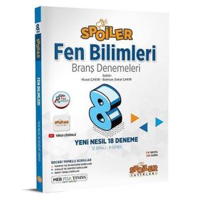 Spoiler Yayınları 8. Sınıf Fen Bilimleri Branş Denemeleri