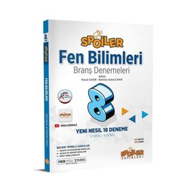 Spoiler Yayınları 8. Sınıf Fen Bilimleri Branş Denemeleri