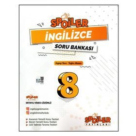 Spoiler Yayınları - 8. Sınıf İngilizce Ünite Değerlendirme Sınavları 10 Fasikül