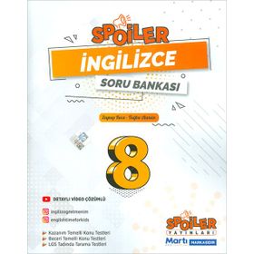 Spoiler Yayınları - 8. Sınıf İngilizce Ünite Değerlendirme Sınavları 10 Fasikül