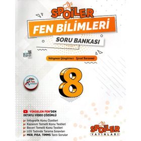 Spoiler Yayınları 8. Sınıf LGS Fen Bilimleri Soru Bankası