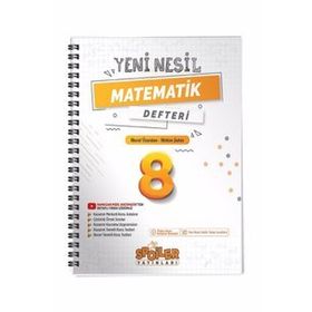 Spoiler Yayınları 8. Sınıf Matematik Yeni Nesil Defteri