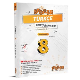 Spoiler Yayınları 8. Sınıf Türkçe Soru Bankası