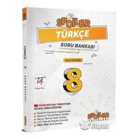 Spoiler Yayınları 8. Sınıf Türkçe Soru Bankası