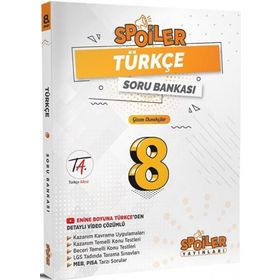 Spoiler Yayınları 8. Sınıf Türkçe Soru Bankası