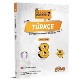 Spoiler Yayınları 8. Sınıf Türkçe Ünite Değerlendirme Sınavı