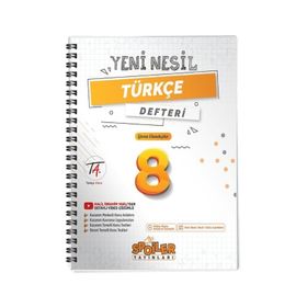 Spoiler Yayınları 8. Sınıf Türkçe Yeni Nesil Defteri