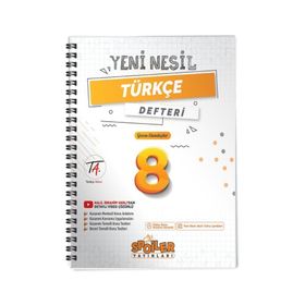 Spoiler Yayınları 8. Sınıf Türkçe Yeni Nesil Defteri