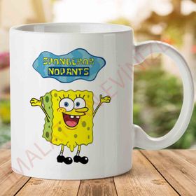 Spongebob No Pants Squarepants Baskılı Kupa
