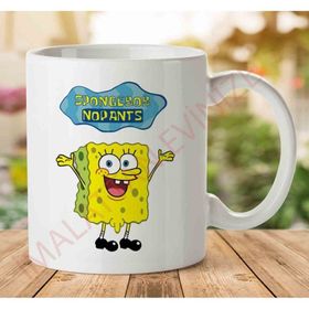 Spongebob No Pants Squarepants Baskılı Kupa