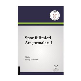 Spor Bilimleri Araştırmaları 1 - Zeynep Filiz Dinç
