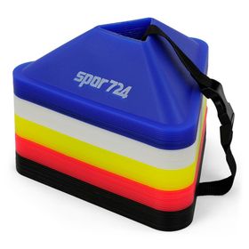 Spor724 Üçgen Çok Renkli 50'li Antrenman Çanağı