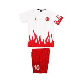 Sportech R0120 Beyaz Alevli Türkiye Forma Takımı