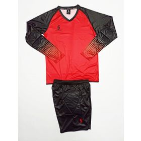 Sportech R0124 Kırmızı Sünger Destekli Kaleci Forma Takımı
