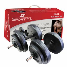 Sportica SR-16 16 Kg Vinyl Dambıl Set
