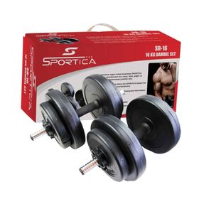 Sportica SR16 16 kg Plastik Dambıl Seti
