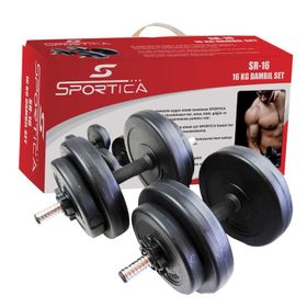 Sportica SR16 16 kg Plastik Dambıl Seti