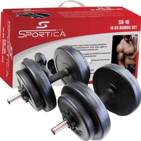 Sportica SR16 16 kg Plastik Dambıl Seti
