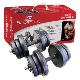 Sportica Sr21 21Kg Plastik Dambıl Seti