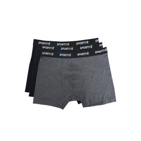 Sportive 24KBXR01-RNK SPT Gri 3'lü Günlük Stil Erkek Boxer