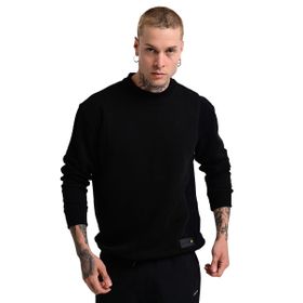 Sportive 24KE003-SYH Alicante Siyah Günlük Stil Erkek Sweatshirt
