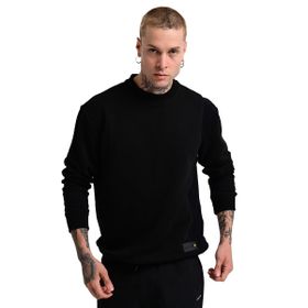Sportive 24KE003-SYH Alicante Siyah Günlük Stil Erkek Sweatshirt