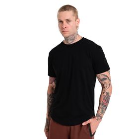 Sportive 24KE004-SYH Ognian 2 Siyah Günlük Stil Erkek T-Shirt