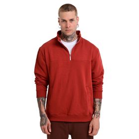 Sportive 24KE016-KRMT Badajoz Turuncu Günlük Stil Erkek Sweatshirt