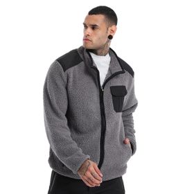 Sportive 24KE023-GRI Sherpa Gri Günlük Stil Erkek Polar