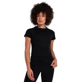 Sportive 24KK003-SYH Bilbao Siyah Koşu Kadın T-Shirt