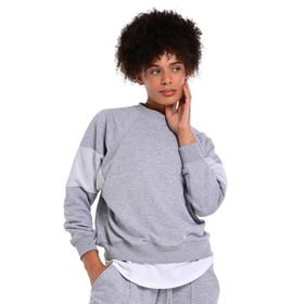 Sportive 24KK006-GRI Huesca Gri Günlük Stil Kadın Sweatshirt