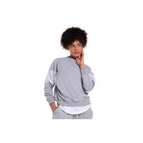 Sportive 24KK006-GRI Huesca Gri Günlük Stil Kadın Sweatshirt