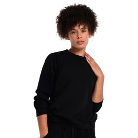 Sportive 24KK006-SYH Huesca Siyah Günlük Stil Kadın Sweatshirt