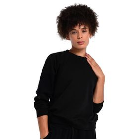 Sportive 24KK006-SYH Huesca Siyah Günlük Stil Kadın Sweatshirt