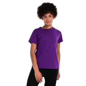 Sportive 24KK007-MOR Icona 3 Mor Günlük Stil Kadın T-Shirt