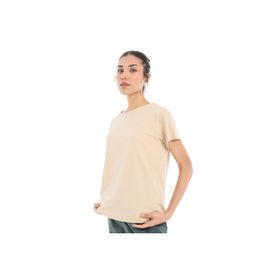 Sportive 24KK007-OAT Icona3 Bej Günlük Stil Kadın T-Shirt