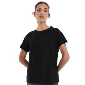 Sportive 24KK007-SYH Icona3 Siyah Günlük Stil Kadın T-Shirt