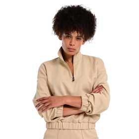 Sportive 24KK012-OAT Burgos Bej Günlük Stil Kadın Sweatshirt